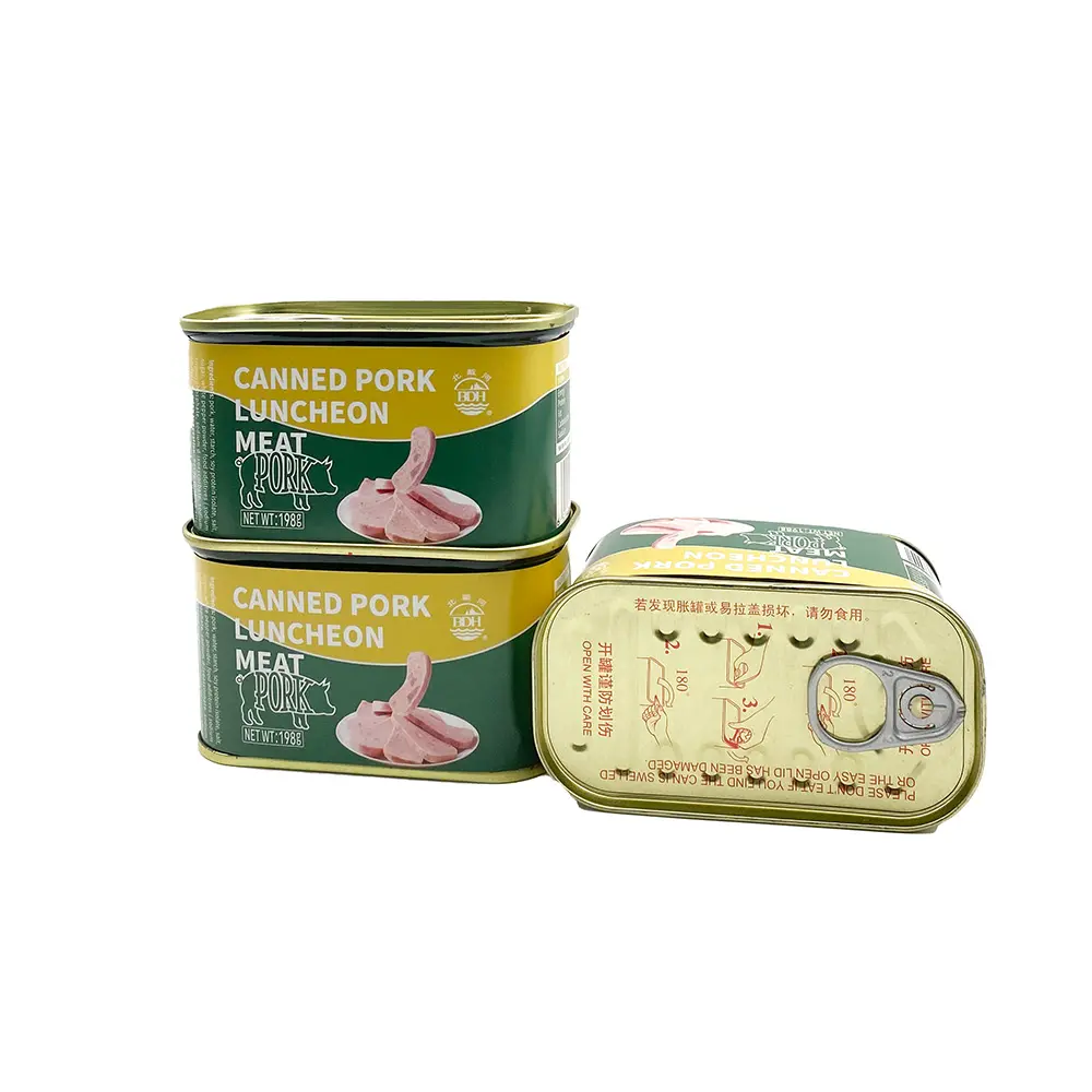 Canned food Pork Luncheon Meat in canned