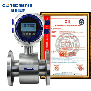 Água magnética do medidor de fluxo eletromagnético do controle líquido industrial do aço inoxidável 4-20ma Rs485 Digitas - Product Image 2