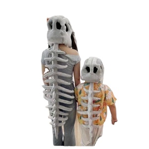 Vente directe usine Nouvelle Arrivée Jouet en peluche squelette de dinosaure amusant et créatif avec casque de dinosaure - Product Image 1
