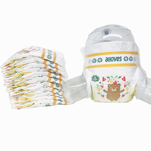 Pañal de bebé barato desechable de calidad OEM, superficie transpirable superabsorbente, todos los tamaños, tela no tejida impresa en blanco ADL - Product Image 6