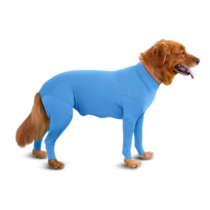 Ropa elástica de cuerpo completo para mascotas, para otoño e invierno, para perros medianos y grandes, gatos, capa base elástica, suministros de ropa para mascotas - Product Image 1