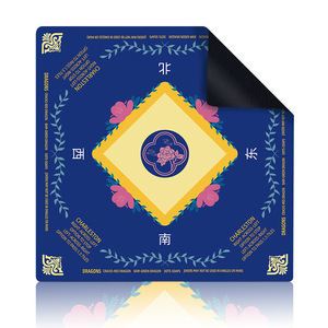 Mantel de Mesa Plegable de Lujo para Mahjong, Ecológico y Duradero, 800x800mm, Tapete para Juegos de Fiesta, Venta Caliente, Novedad de Fábrica - Product Image 1