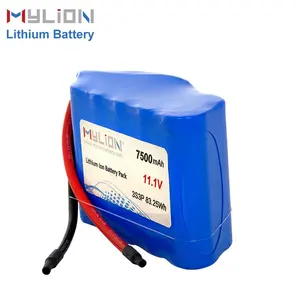 3.7V 5200MAh 18650 Paket Baterai Li-ion Isi Ulang untuk Pencahayaan Elektronik Baterai Lithium Daya Tahan Super