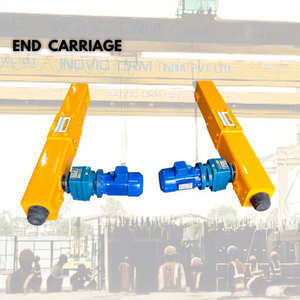 Inovic CRM กล่องเกียร์มอเตอร์ขับเคลื่อนท้ายสำหรับงานหนักสำหรับเครน EOT ส่วนประกอบเครนเหนือศีรษะคานคู่แบบเดี่ยว - Product Image 1