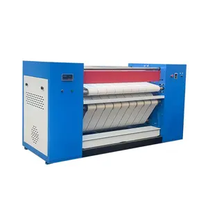 Variable frequency gas steam factory supply laundry drum flatwork ironer adjustable roller