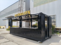 Casa Container Espandibile, Ristorante Mobile in Container, Bar e Caffè Prefabbricato con Cucina Completa