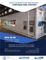 Station de ravitaillement mobile innovante en acier au carbone 70KL avec pompe pour la distribution de carburant des flottes de camions commerciaux