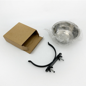 Wholesale Durable No Spill Stainless Steel Pet <strong>Water</strong> <strong>Bowl</strong> <strong>for</strong> Cage Kennel <strong>Crate</strong> - Product Image 4