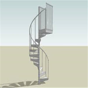 <span class=keywords><strong>Escalier</strong></span> en colimaçon Design moderne Métal moulé Nouveau design Structure en acier inoxydable Verre d'<span class=keywords><strong>occasion</strong></span> en vente - Product Image 6