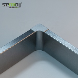 Material Aluminium Alloy Floor Brushed Champagne Skirting Board - Product Image 6