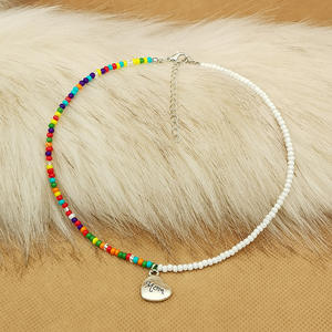 Sıcak satış fabrika fiyat Vintage Bohemian kolye renkli boncuk kolye kadınlar için Bohemian takı uzun zincir hediye parti - Product Image 4
