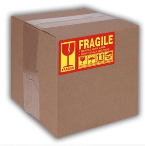 Autocollant d'étiquette fragile de 3 ''X 5''-Manipuler avec soin-Autocollants d'étiquettes d'expédition de remerciement <span class=keywords><strong>300</strong></span> étiquettes/rouleau d'autocollants fragiles - Product Image 6