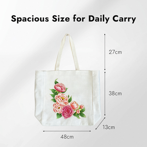 Borsa Tote in Lino per Sublimazione Prosub, Personalizzabile, Grande Borsa per Shopping con Stampa Personalizzata - Product Image 5
