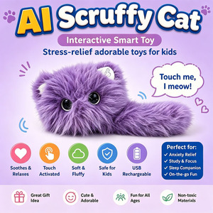 AI Dialogue Toy Emotional Companion Intelligent Robot Plush Toy Doll PP Cotton Short Plush <strong>for</strong> Kids <strong>Adult</strong> Innovative Technology - Product Image 1
