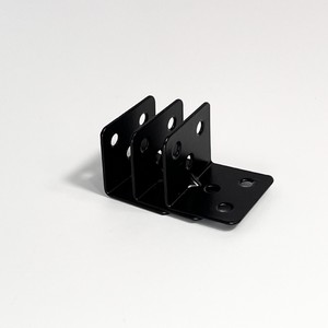 Support d'angle en fer noir Li Hai Hardware, support d'angle droit à 90 degrés pour meubles, étagères, tables, chaises - Product Image 2