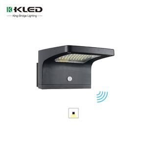 Lampe solaire murale de jardin KLED avec détecteur de mouvement 12W IP65 étanche en alliage d'aluminium à montage mural, dimmable, garantie 3 ans - Product Image 4