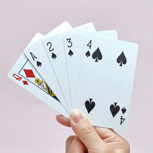 Cartes de <span class=keywords><strong>poker</strong></span> personnalisées pour 55 cartes avec de grands chiffres, utilisation familiale, design personnalisable - Product Image 6