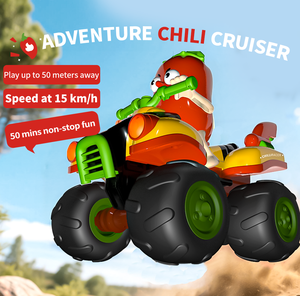 Y05 Coche RC Eléctrico Mini de Alta Velocidad 2.4GHz con Forma de Chile, Listo para Usar, Juguete de Control Remoto para Niños, Interior y Exterior - Product Image 4