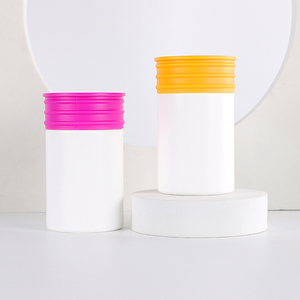 New Arrival 160ML White Round Straight HDPE <b>Bottle</b> Health Care Supplement Nutrition Powder <b>Bottle</b> With Lids - Product Image 4