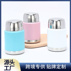 Thermal Food Jar Double Walled Vacuum Stainless Steel Portable Travel Cylinder Shape FH6 - Product Image 5
