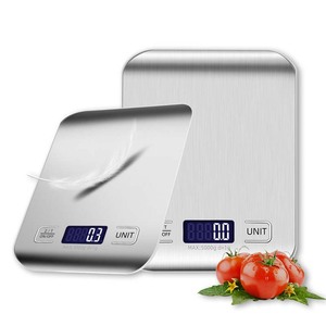 Hochpräzise tragbare 5kg/1g schwarze Küchen waage Multifunktion ale Lebensmittel waage 10kg Max. Gewicht Batterie - Product Image 4