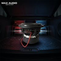 Subwoofer MAX AUDIO Dominator 15 pouces Extreme SPL - 5000W RMS, chef-d'œuvre de la compétition