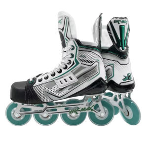 Patins à roulettes de hockey de niveau tournoi |   Botte thermoformable avec support de cheville |   Tailles US/UE en stock |   Vente en gros pour clubs - Product Image 1