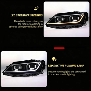 Luces para Auto VW Jetta, Lentes de Proyector para Faros Delanteros 2011-2019 MK6, Luz Dinámica LED, Accesorio Automotriz - Product Image 5