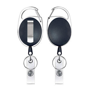 Toptan fiyat temizle yumuşak PVC temizle vinil yatay sergi kimlik kartı adı rozeti tutucu - Product Image 3