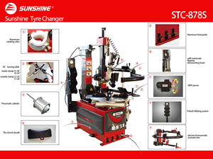 Desmontadora <span class=keywords><strong>de</strong></span> Neumáticos Automática Marca SUNSHINE, Cambiador <span class=keywords><strong>de</strong></span> <span class=keywords><strong>Ruedas</strong></span>, Máquina para <span class=keywords><strong>Cambiar</strong></span> Llantas con Certificación CE - Product Image 3