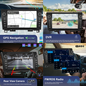 Autoradio Android Podofo 9'' pour Toyota Sequoia/Tundra 2+64G Carplay/Android Auto <span class=keywords><strong>sans</strong></span> fil BT GPS/WiFi/SWC Fabricant OEM - Product Image 3