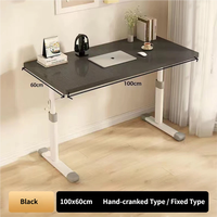 Bureau en métal à hauteur réglable multifonctionnel pour la maison, l'étude des enfants, l'utilisation par les étudiants et comme table de chevet