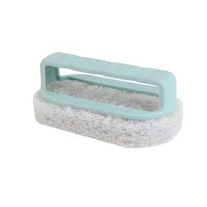 Éponge de nettoyage rectangulaire épaisse avec manche pour vaisselle et cuisine, détachant puissant - Product Image 5