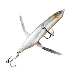 8cm 6.5g Topwater Flottant Libellule Leurres Dur <span class=keywords><strong>Insecte</strong></span> Appât Tracteur Vague Escalade Eau Douce Ailes Mobiles Basse Crayon <span class=keywords><strong>Leurre</strong></span> - Product Image 4