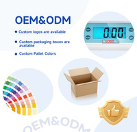 Pèse-bébé numérique rechargeable, type split, avec écran LED rétroéclairé bleu, pour la mesure de la taille et du poids des nourrissons et des bébés