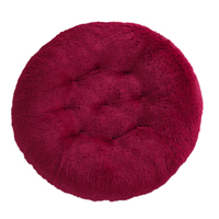 Lit pour animaux de compagnie rond, confortable, écologique, grand, en fausse fourrure, chaud pour l'hiver, lavable, solide, toutes saisons, tapis pour animaux de compagnie, chats, chiens, emballé en carton