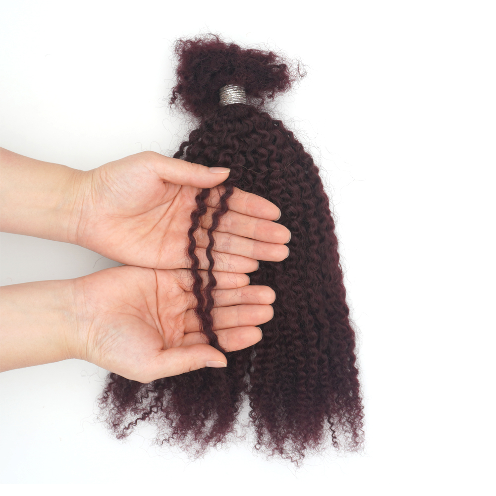 KAMA Wholesale Human Braiding Hair Afro Kinky Hair Bulk Micro Twist Braids Bulk Human Hair for Braiding and Twisted Detail Section 7