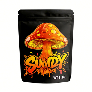 ถุงซิปล็อคแบบตั้งได้ ผลิตจากฟิล์มโพลีเอสเตอร์ BOPP ทนทาน พิมพ์ลายได้ตามต้องการ ขนาด 3.5 กรัม ป้องกันเด็กเปิดได้ ป้องกันกลิ่น  รีไซเคิลได้ - Product Image 3