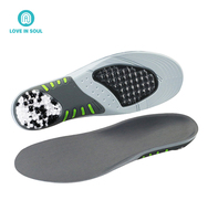 Love in soul Fabricant Semelle intérieure en PU Nouvelles semelles de chaussures Inserts Pieds plats Support de voûte plantaire pour semelles de fasciite plantaire pour chaussures