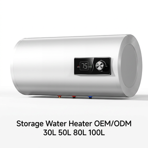 <span class=keywords><strong>Chauffe</strong></span>-<span class=keywords><strong>eau</strong></span> électrique horizontal en plastique de 30 L pour douche, avec réservoir de stockage cylindrique - Product Image 1