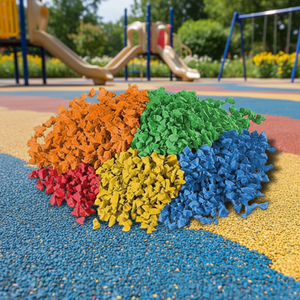 MCG Fabrika Toptan Fiyatı EPDM Kauçuk Granülleri Çevre Dostu Yüksek Esneklikli Ticari Oyun Alanları İçin Zemin Kaplaması - Product Image 1