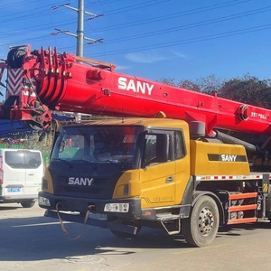 Grue mobile Sany STC250S d'occasion en excellent état, 25 tonnes, montée sur camion 4x4, flèche hydraulique, hauteur de levage 25m, 0086 - Product Image 1