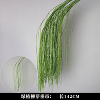 Fougère de Boston artificielle résistante aux UV, 45 cm, herbe verte réaliste, plantes suspendues artificielles pour la décoration de jardin extérieur