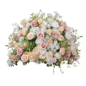 Rosa Blanca, Eucalipto, Decoración Simulada, Bola de Flores para Escritorio, Decoración Floral para Bodas, Fotografía, Hotel, Cumpleaños, Banquete - Product Image 6