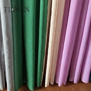 2023 prêt à l'emploi Polyester Tulle Voile solide européen pure tissu <span class=keywords><strong>rideaux</strong></span> pour maison salon ombrage - Product Image 4
