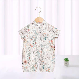 도매용 맞춤형 아기 대나무 섬유 의류 여름 꽃무늬 2T 미스터리 박스 및 아동복 공급업체 - Product Image 1