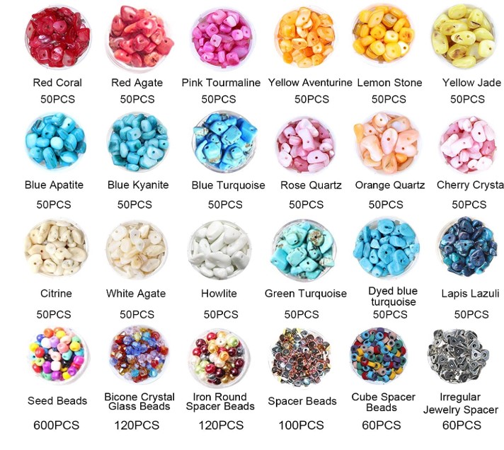 Irregular Shell Stone Beads Set for Jewelry Making for Earrings Necklaces Bracelets