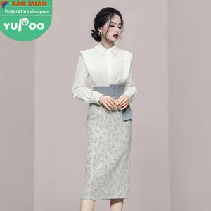 2024 stock ladies women's casual korean dresses lady elegant clothes manufacturers ropa modest fashion brand labels-4499