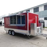 UKUNG – remorque alimentaire carrée et mobile, pour les vendeurs américains