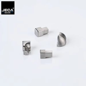 Profilo per Piastrelle in Acciaio Inox <span class=keywords><strong>con</strong></span> Tappi Terminali, Profilo Decorativo Bullnose Quadrato per Bordi Piastrelle, Striscia di Transizione Decorativa per Pareti e Pavimenti - Product Image 4